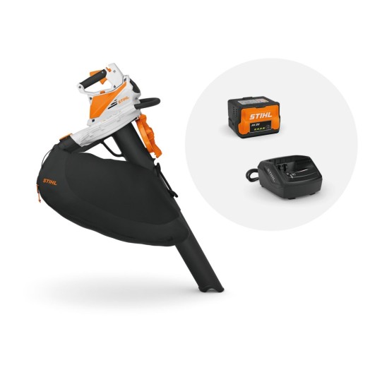 Stihl SHA 56 Επαναφορτιζόμενος Κοπτικός Αναρροφητήρας - AK SYSTEM - SHA 56, με Μπαταρία AK 20 και Φορτιστή AL 101