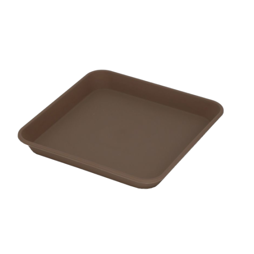 Micplast Πιάτο Γλάστρας Daiquiri Τετράγωνο Taupe 20 (15x15x2cm ΜxΠxΥ)